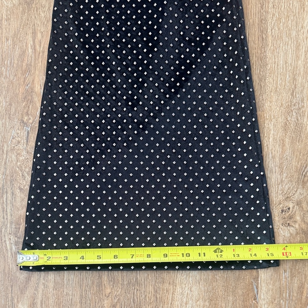Show Me Your Mumu Pants Womens Small Studded Velvet Wide Leg High Rise Black - Picture 4 of 10